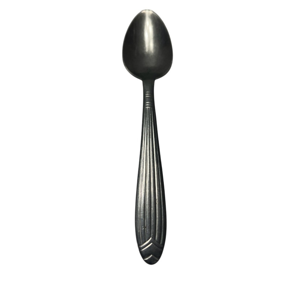 Stainless Steel USA Art Deco Pattern Teaspoon Pre owned